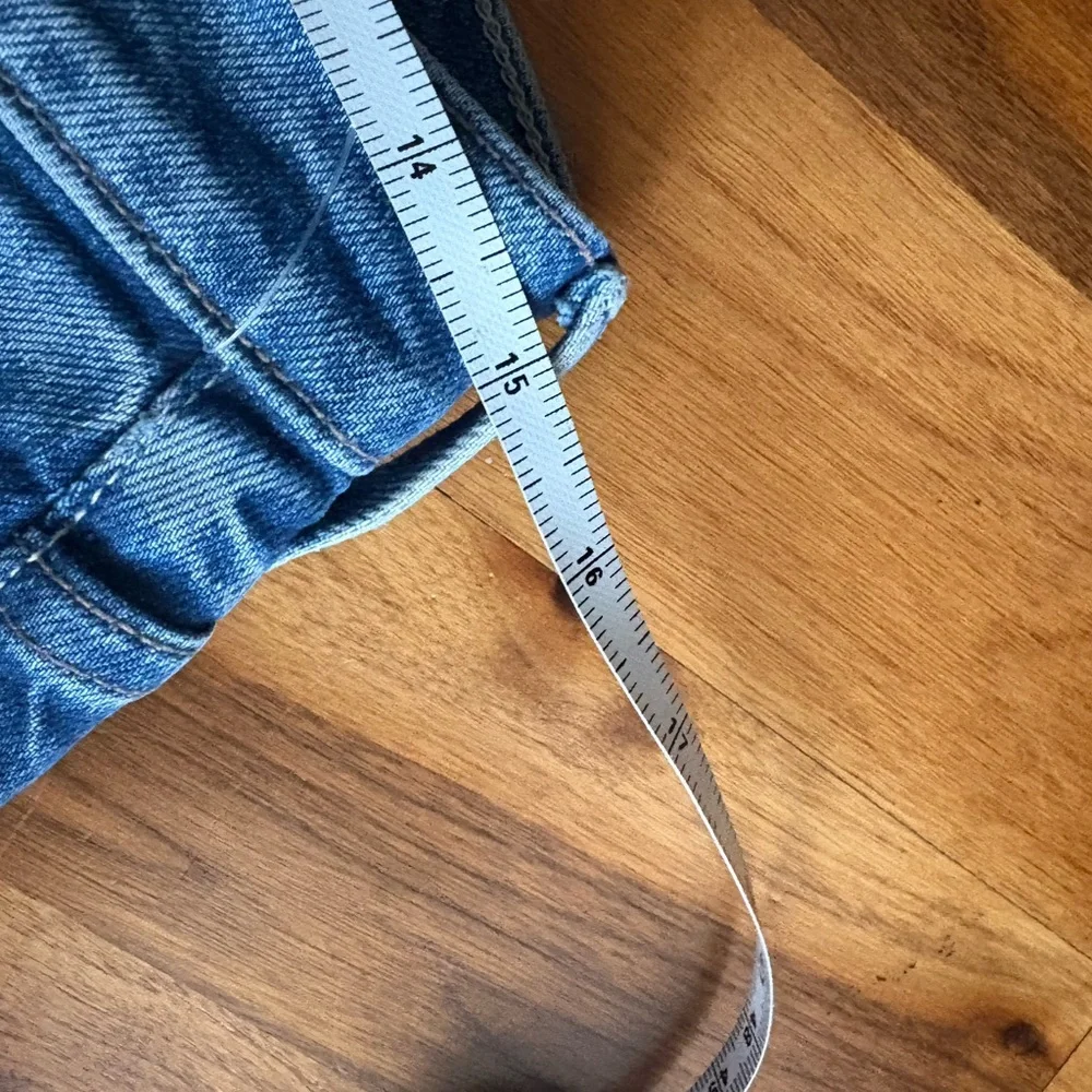MOTHER Blue Button-Fly Jeans, ECU - Picture 12 of 17